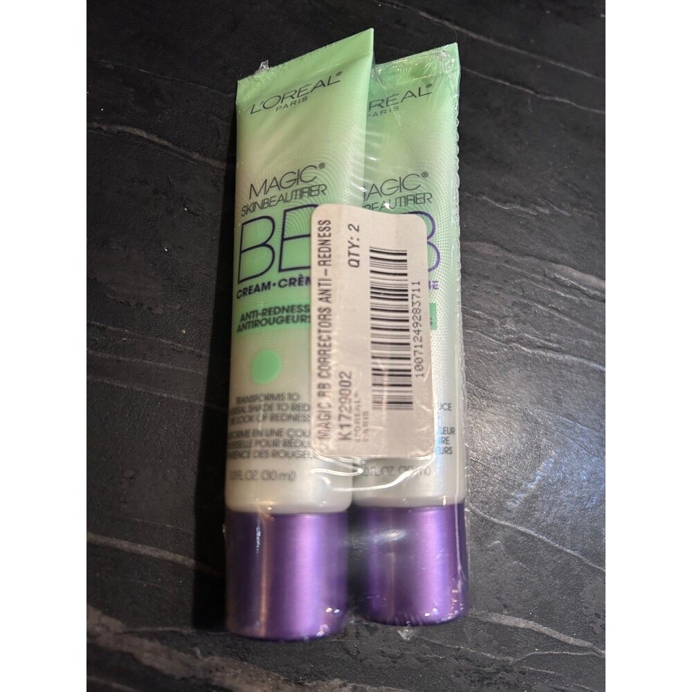 Loreal Paris Magic Skin Beautifier BB Cream Anti Redness 820 2 Pack 1 Fl Oz New